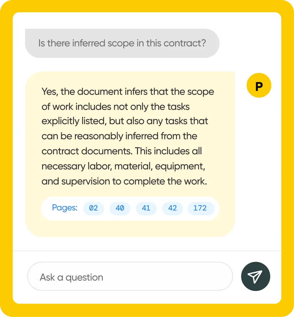 Contract documents with risk review